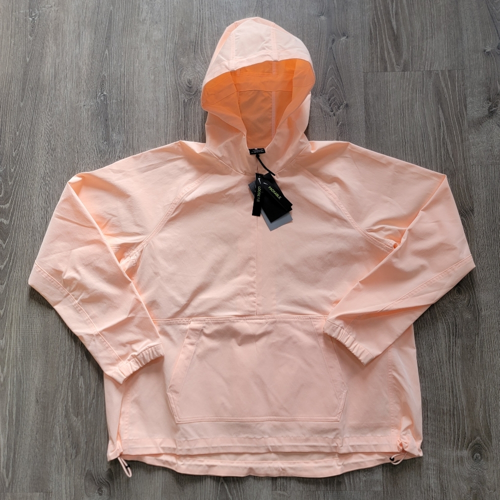 BRAND NEW Nike Golf Repel Anorak 1/2 Zip Packable Jacket Women's Size XL